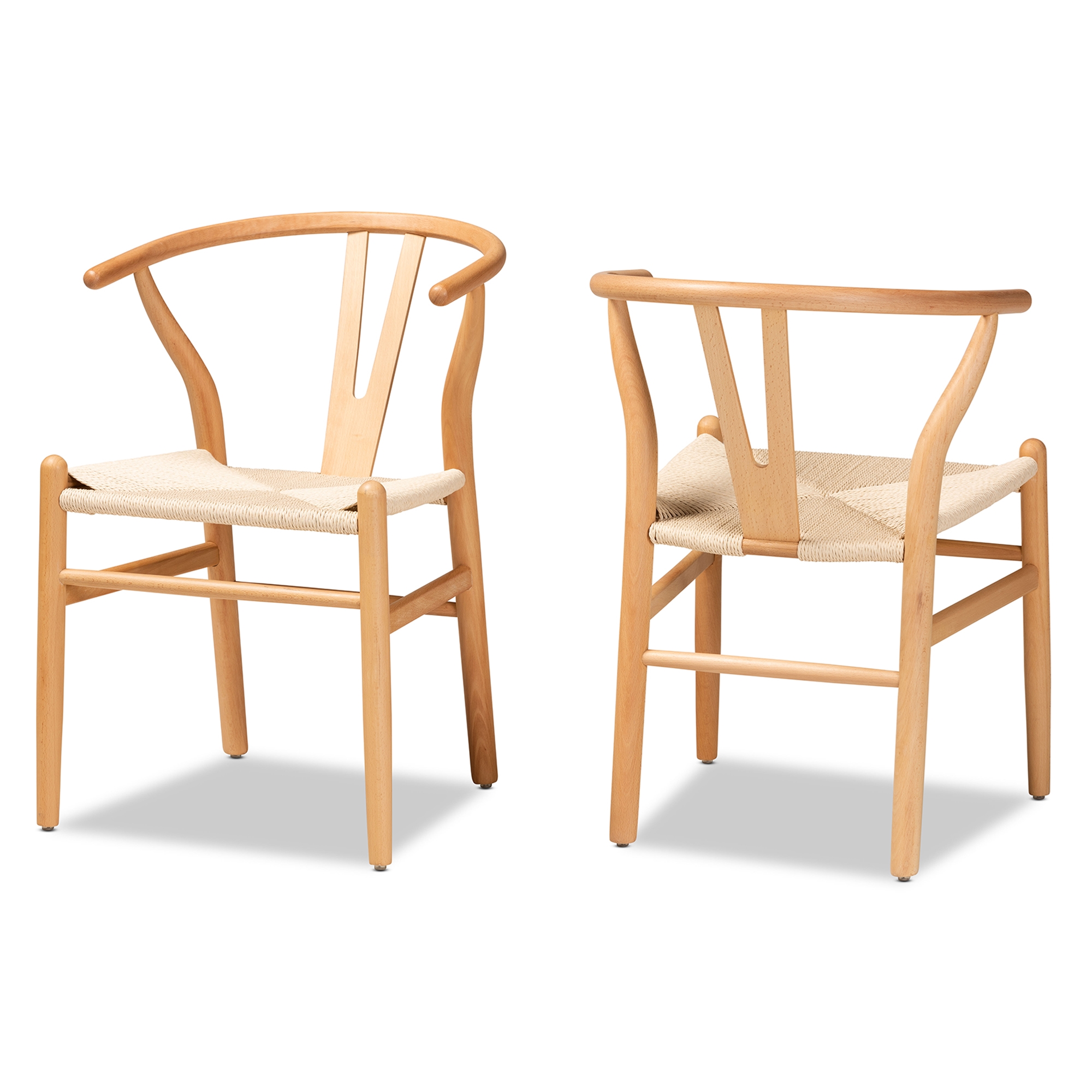 Baxton studio outlet wishbone chair